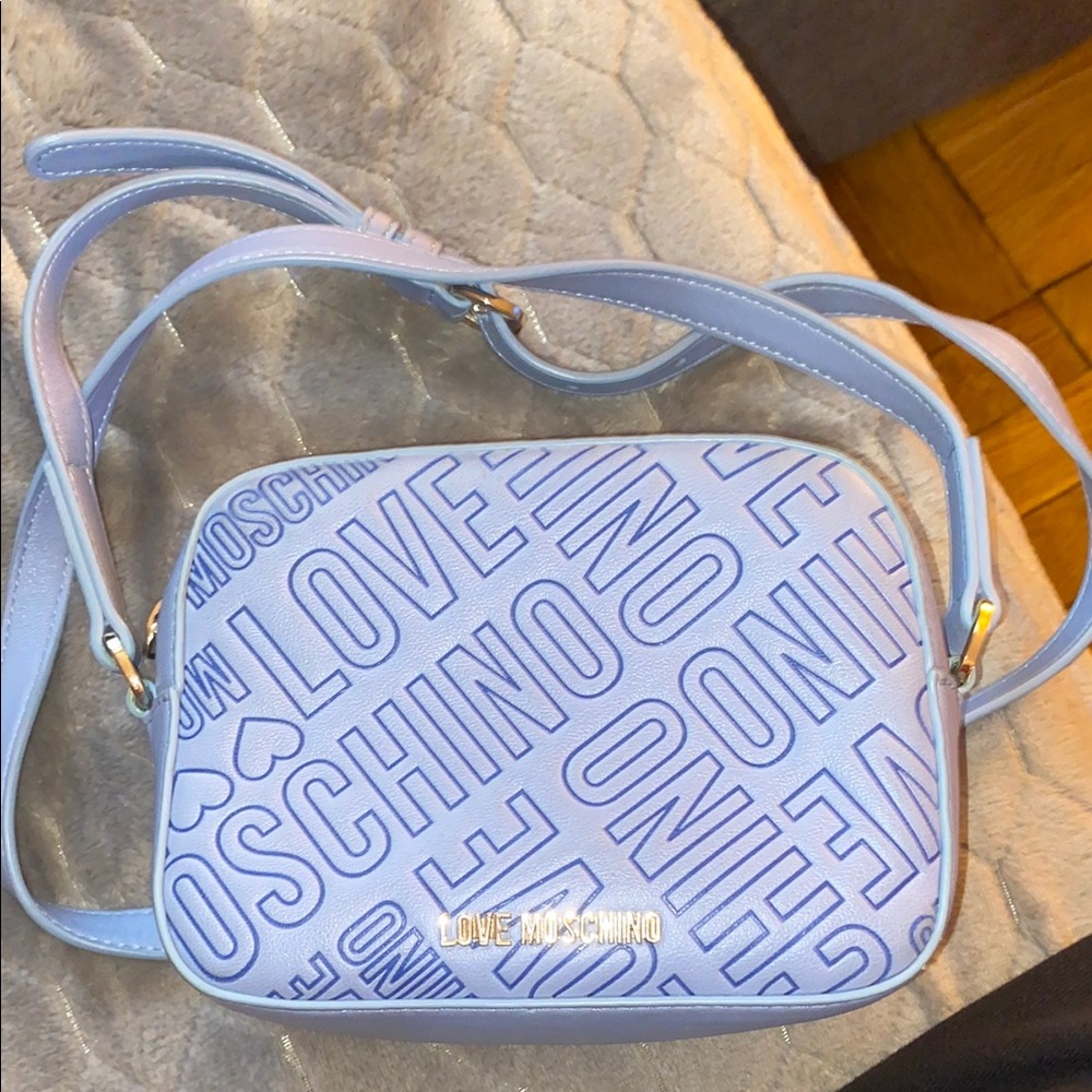 Love Moschino Light Blue Crossbody Bag